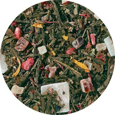 Tè verde all'aloe vera e melograno