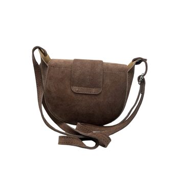 SAC BANDOULIERE CUIR SUEDE MARGOT 15