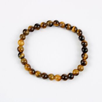 Tiger Eye Crystal Bracelet - 6mm 1