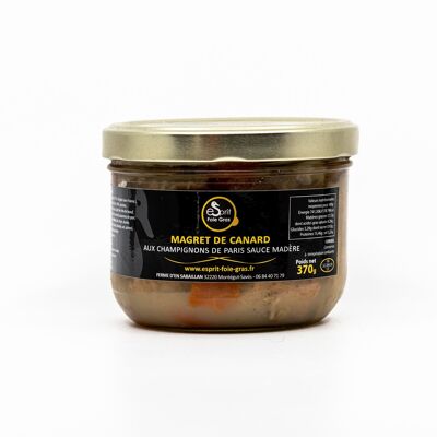 Entenbrust-Confit mit Champignons – Madeira-Sauce – 370 g