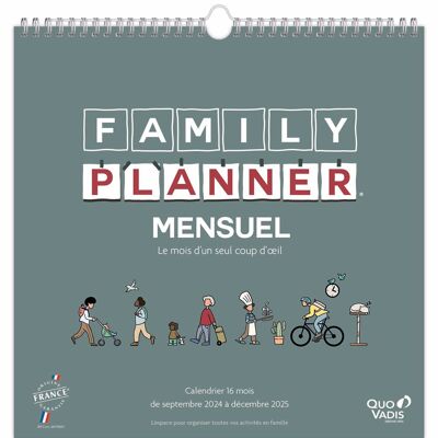 FAMILIENPLANER MONATLICHER Kalender FR Fam p5