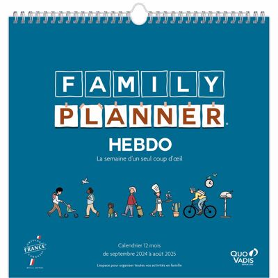 FAMILY PLANNER Calendario SETTIMANALE 30X30 FR Fam p5