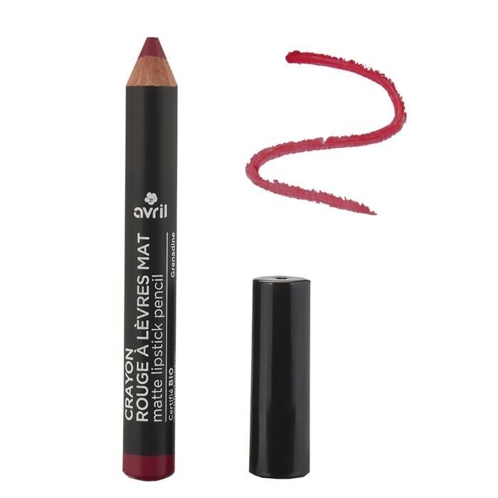 Matter Grenadine-Lippenstift. Bio-zertifiziert