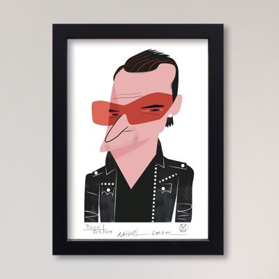 Ilustración "Bono" de Mikel Casal. Reproducción A5 firmada