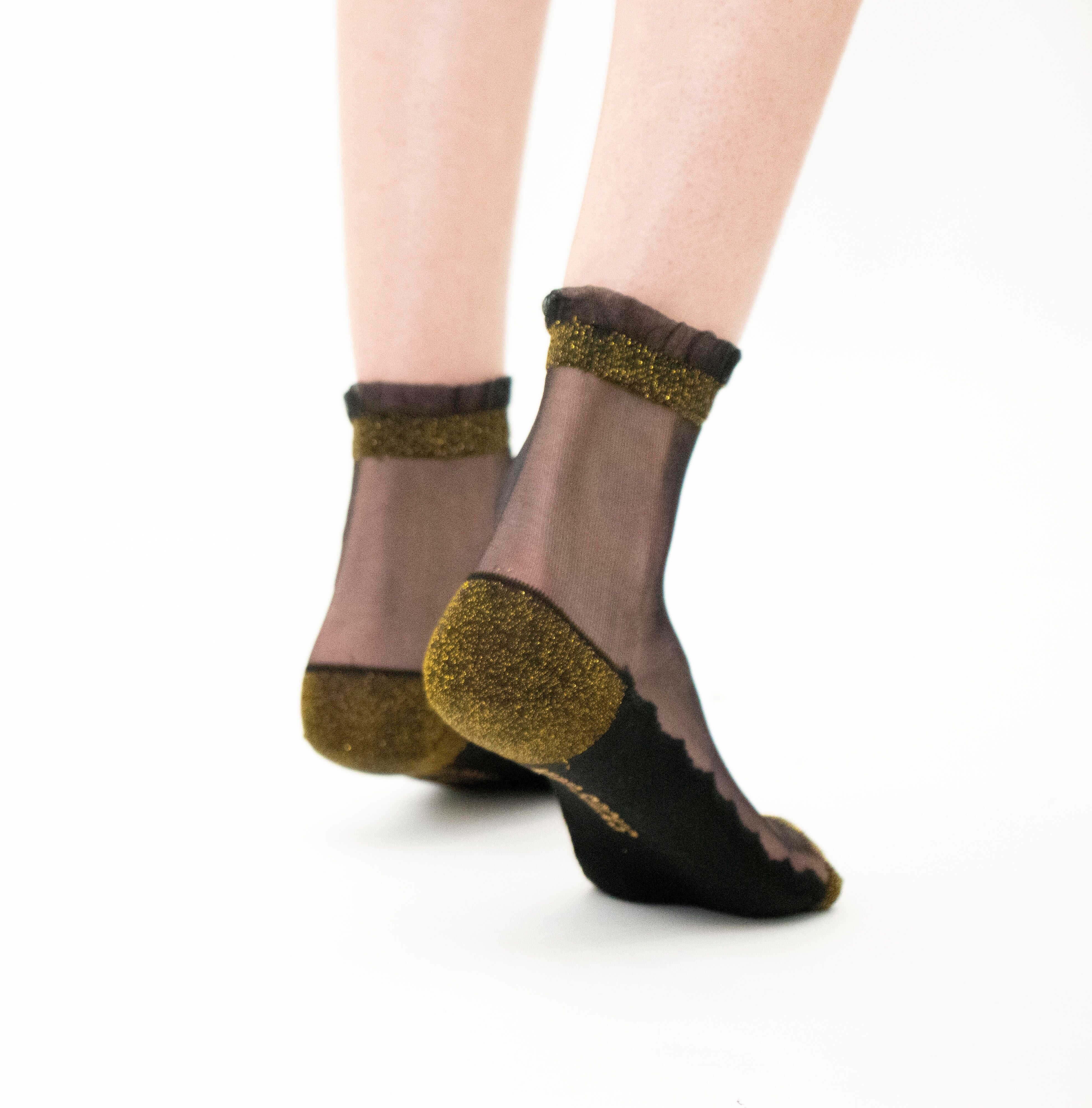 Shine - Gold - Calza da donna in voile ultra resistente