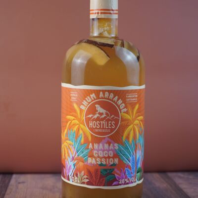 Arrangierte Rumsorten – Pineapple Coco Passion