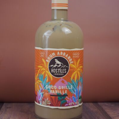 Arrangierte Rumsorten – gegrillte Kokosnuss-Vanille