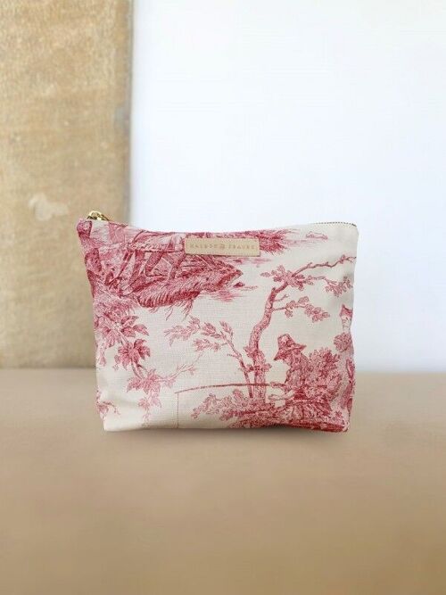 Trousse de Toilette Sonia - Jouy Rose