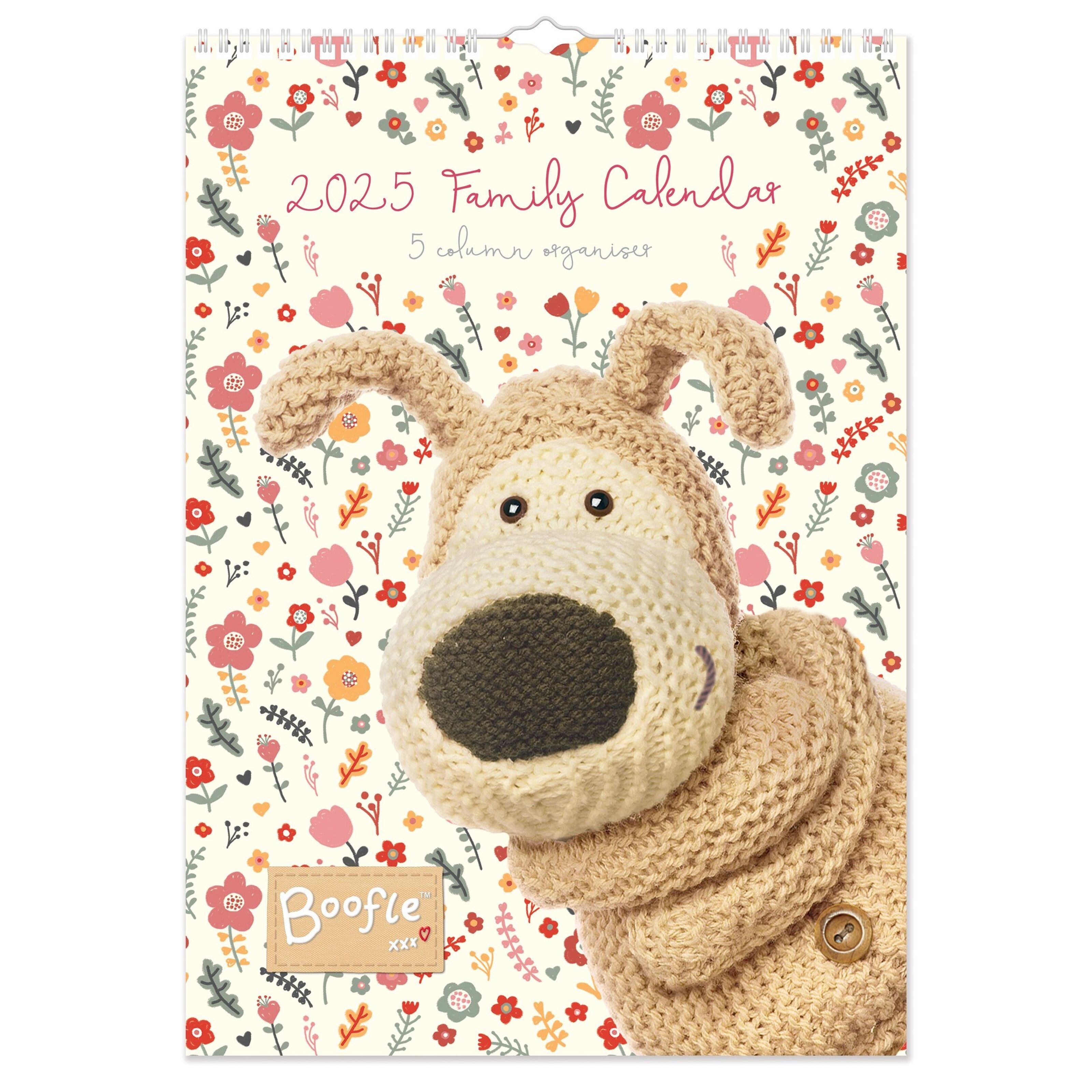 Buy wholesale 2025 Boofle A3 Family Calendar Boofle Desk Calendar 2025