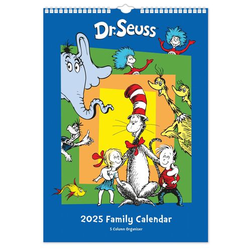 2025 Dr Seuss A3 Family Calendar