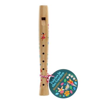 Flûte à bec en bois pour enfants - Les Fées au Jardin 1