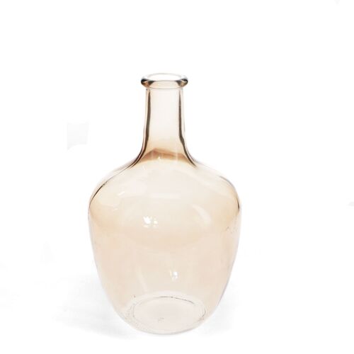 Bottle vase (25cm) - Amber