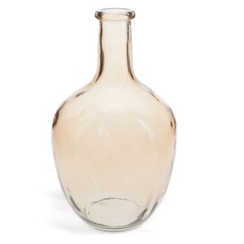 Grand vase bouteille (31cm) - Ambre