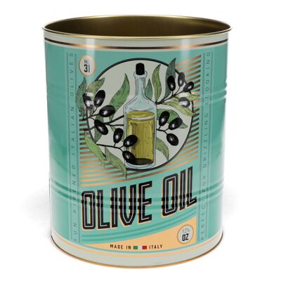 Latas de almacenamiento grandes (juego de 2) - Aceite de oliva