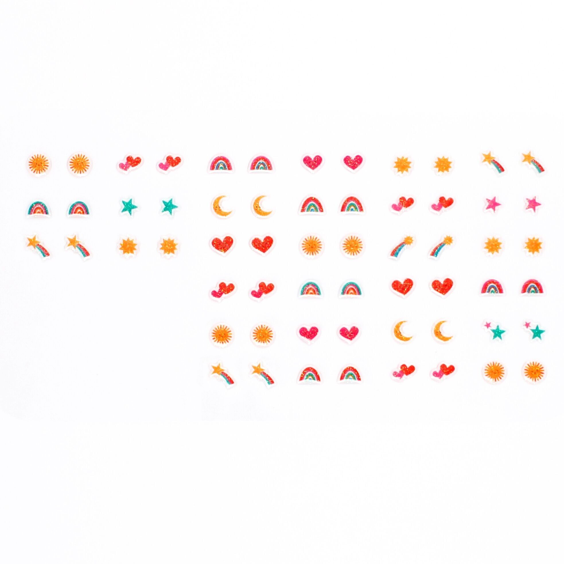 Ohrringe zum Aufkleben (30 Paar) - Cosmic Love