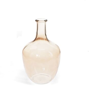Vase bouteille (25cm) - Ambre