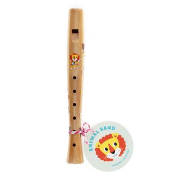 Flûte à bec en bois pour enfants - Animal Band 1