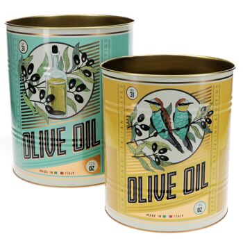 Grandes boîtes de conservation (lot de 2) - Huile d'Olive 2