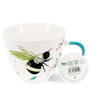 Mug en porcelaine tendre 550ml - Bourdon 2