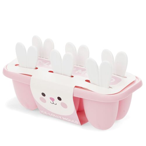 Bunny ear ice lolly mould - Pink