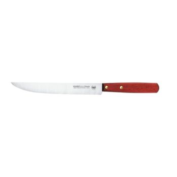 Couteau à Découper - 19 cm Lame Lisse - Merisier - Avec Protection | Classic Bois | NOGENT *** 1