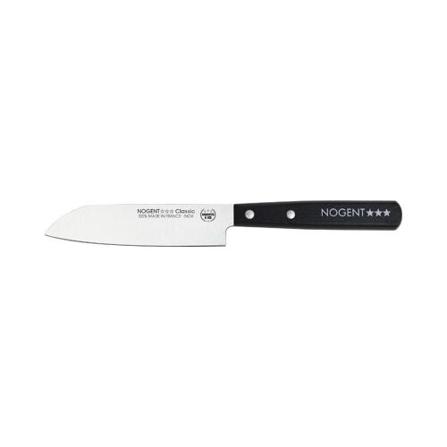 Santoku - 11 cm Lame Lisse - Noir - Avec Protection | Classic Bois | NOGENT ***