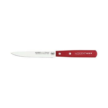 Couteau à Tomates - 11cm Lame Crantée 1mm - Rouge - Avec Étui Brochable | Classic Bois  | NOGENT *** 2