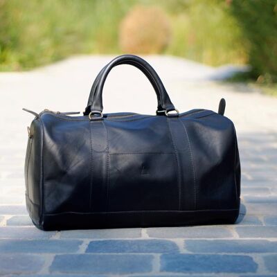 DIEGO Reisetasche aus schwarzem Leder