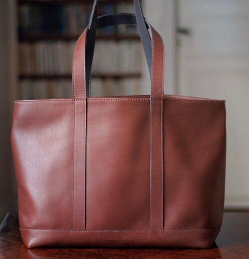 Sac cabas OLGA Cuir Marron