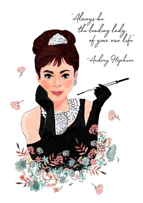 Audrey Hepburn Art Print