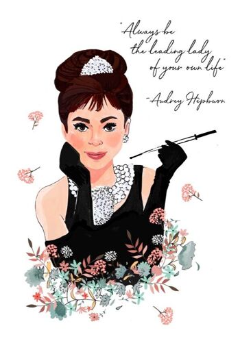 Audrey Hepburn Impression artistique