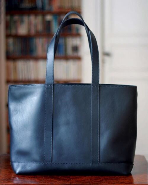 Sac cabas OLGA Cuir Noir