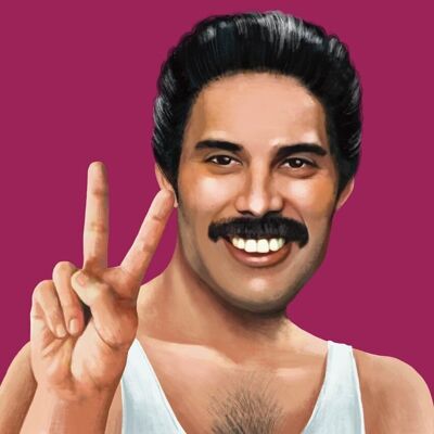 Stampa d'arte della pace di Freddie Mercury