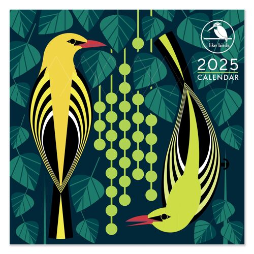 2025 I Like Birds Square Calendar