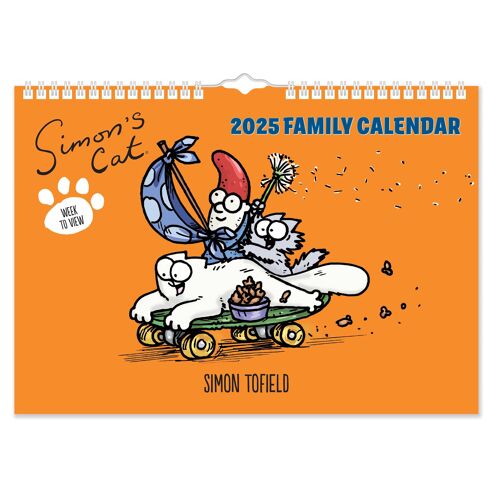 2025 Simon's Cat A4 Family Calendar