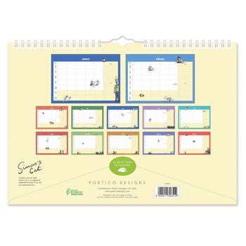 Calendrier familial A4 2025 de Simon's Cat 2