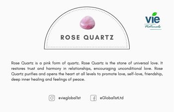 Pierre de pouce inquiet, quartz rose 4