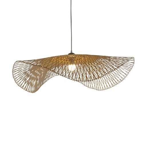 Suspension en bambou naturel diam 100 cmcaravelle