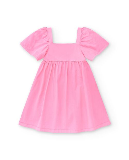 Vestido plana rosa niña Neon Jungle - KG06D101F1