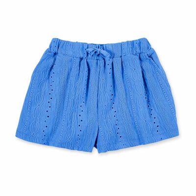 Shorts blu in maglia da bambina Carnet de Voyage - KG06H603B5