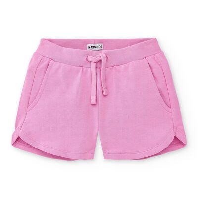 Basics rosa Strickshorts für Mädchen – KG06H906P3