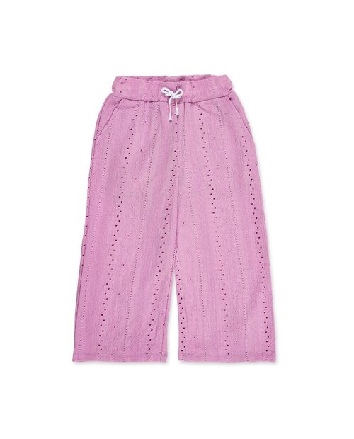 Pantalón punto rosa niña Carnet de Voyage - KG06P601P5