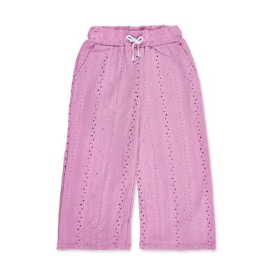 Pantalón punto rosa niña Carnet de Voyage - KG06P601P5