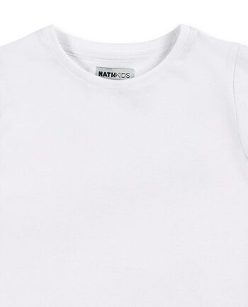 T-shirt fille en maille blanc Ultimate City Chic - KG06T406W1 3