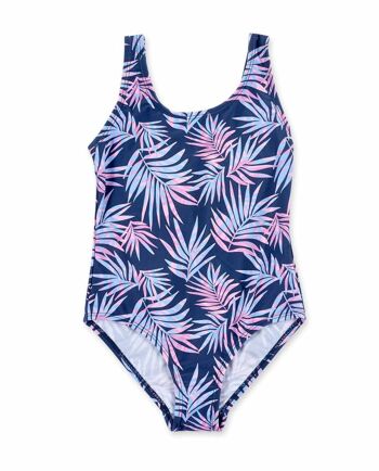 Maillot de bain fille Californian Chill bleu marine - KG06W301N1 1