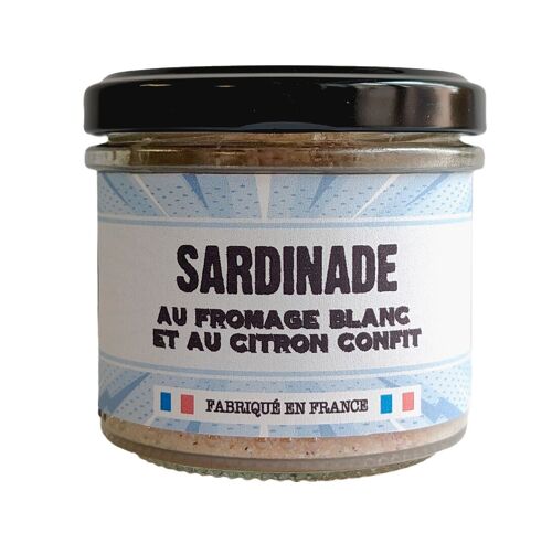 Sardinade au fromage blanc et au citron confit