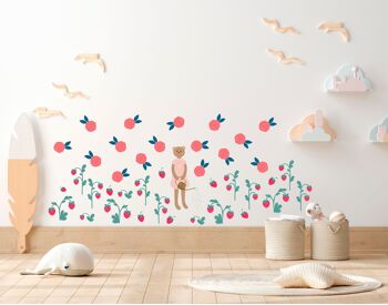 Arrosage du jardin - Décalcomanies / autocollants d’art mural en tissu pour chambres d’enfants 3