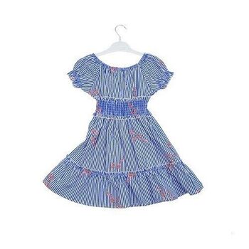 Un paquet de quatre tailles 100% coton, robe classique basique et sportive pour fille de 7 à 10 ans 1