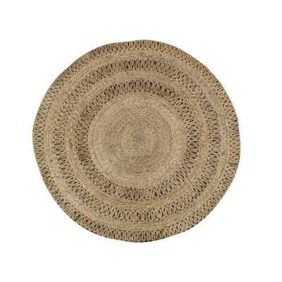 Tapis en jute tissé maindiamètre 120cm jerico