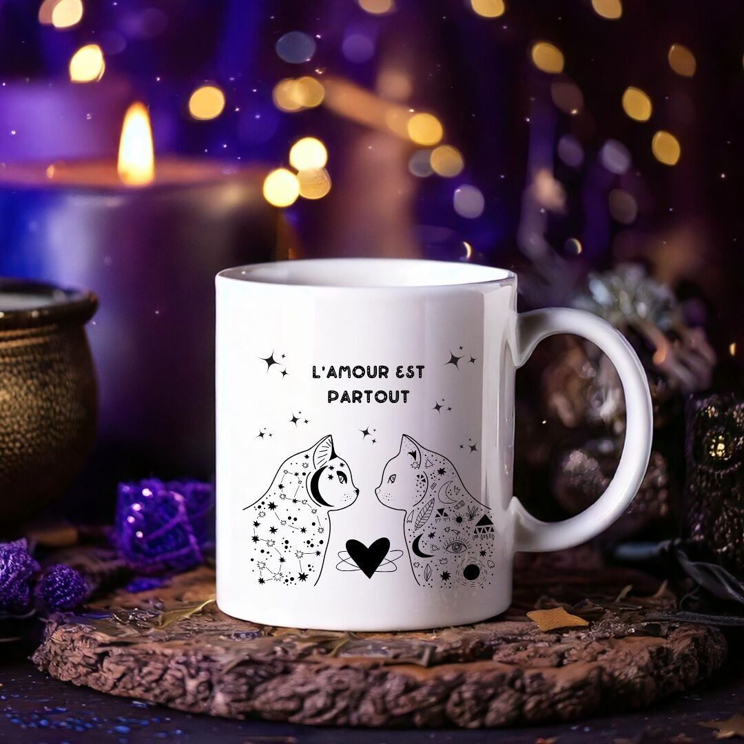 Tazza in ceramica Cosmic Cats